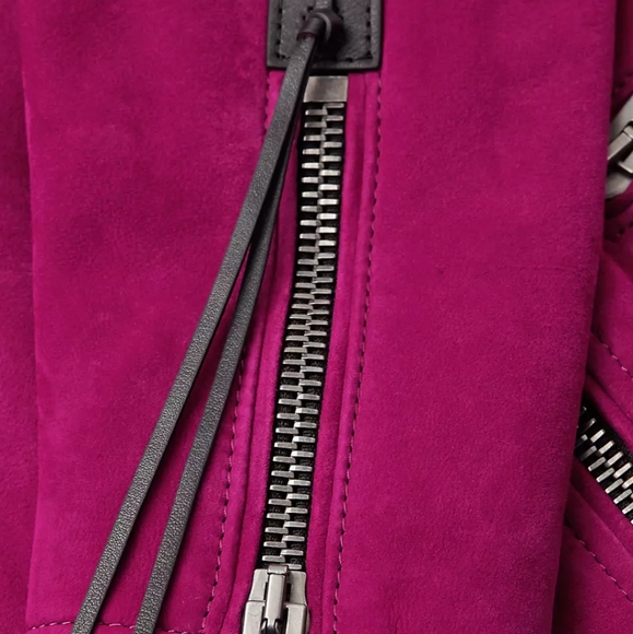 Coach Suede Moto Jacket - Picture 12 of 14